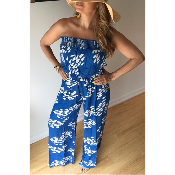 Pants - Strapless Comfy Elastic Waist Jumper